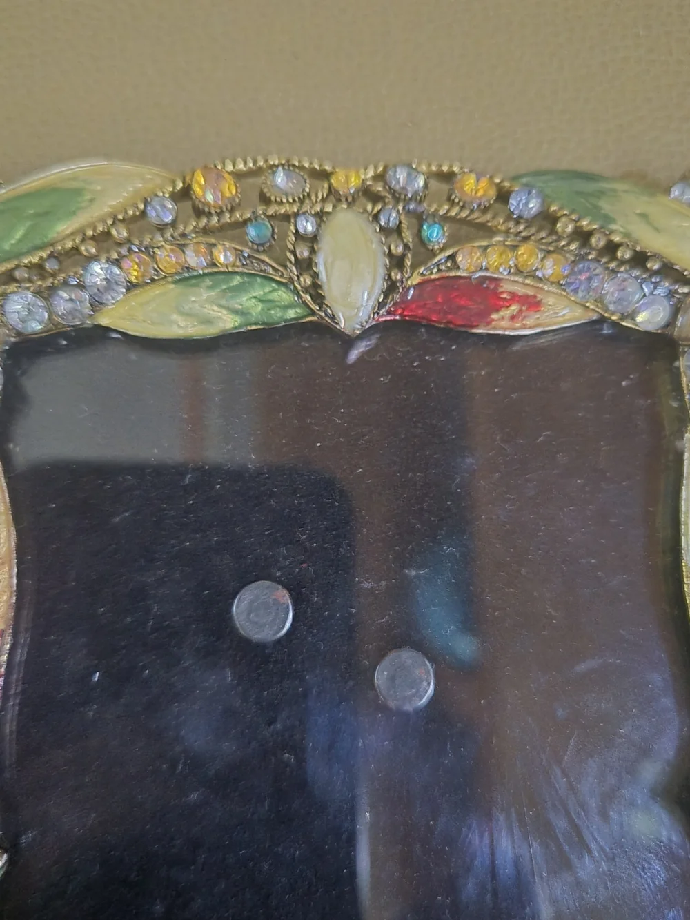 Multicolor Jeweled Decorative Picture Frame 6x4